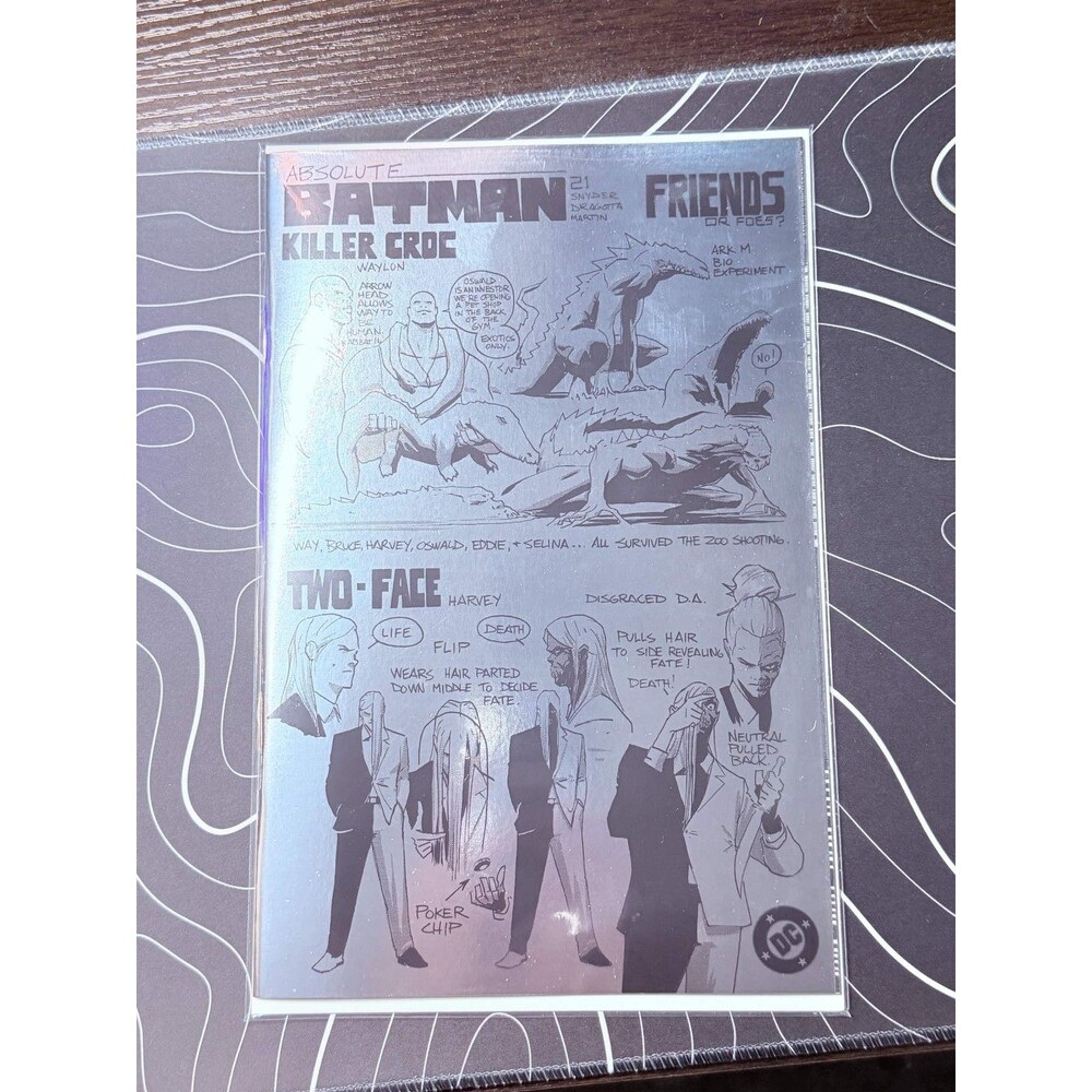 ABSOLUTE BATMAN 21 FELIX COMIC ART NICK DRAGOTTA DESIGN EXCLUSIVE FOIL IN HAND